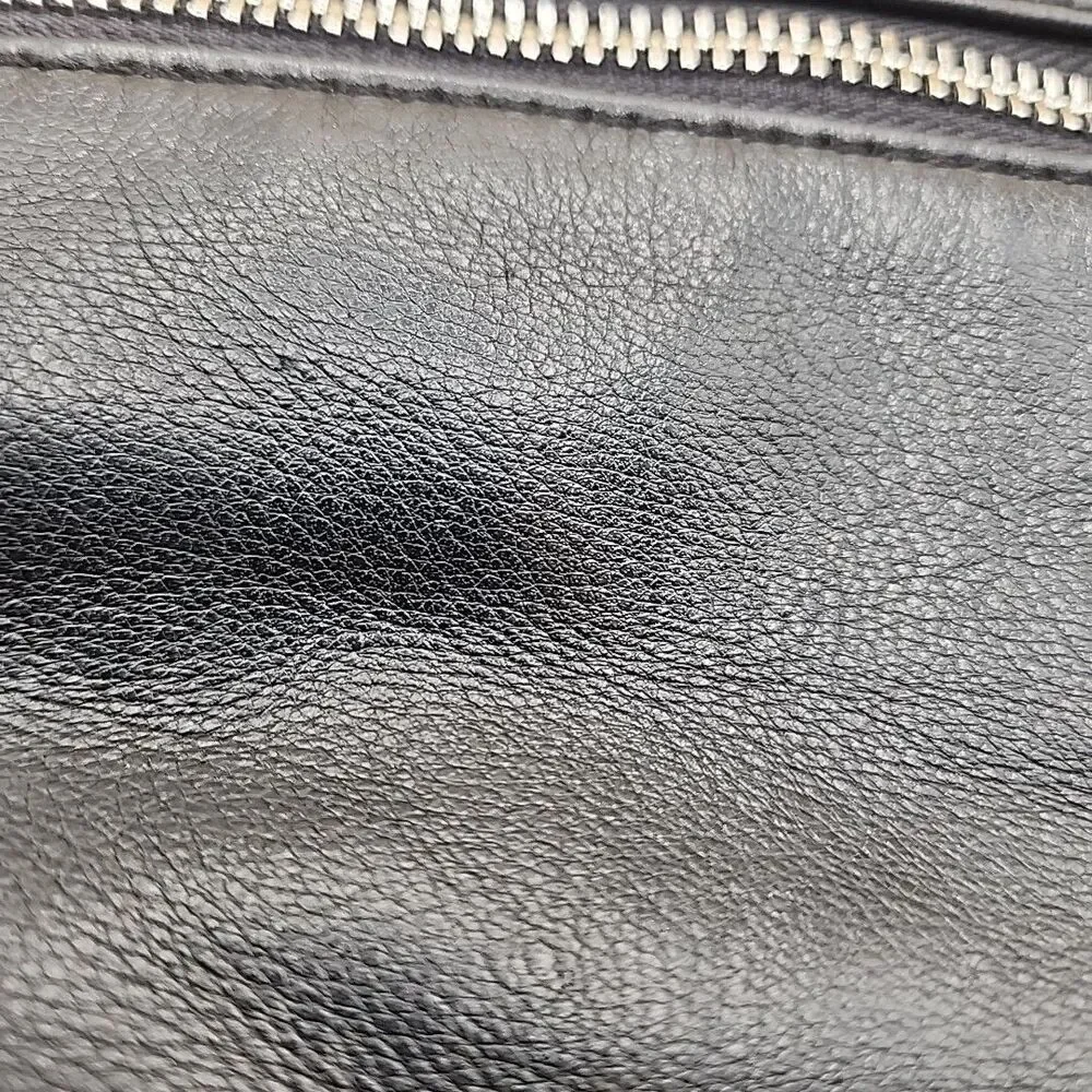 Leather Crossbody Bag Anthropologie Margot Shoulder Bag Purse Messenger Black